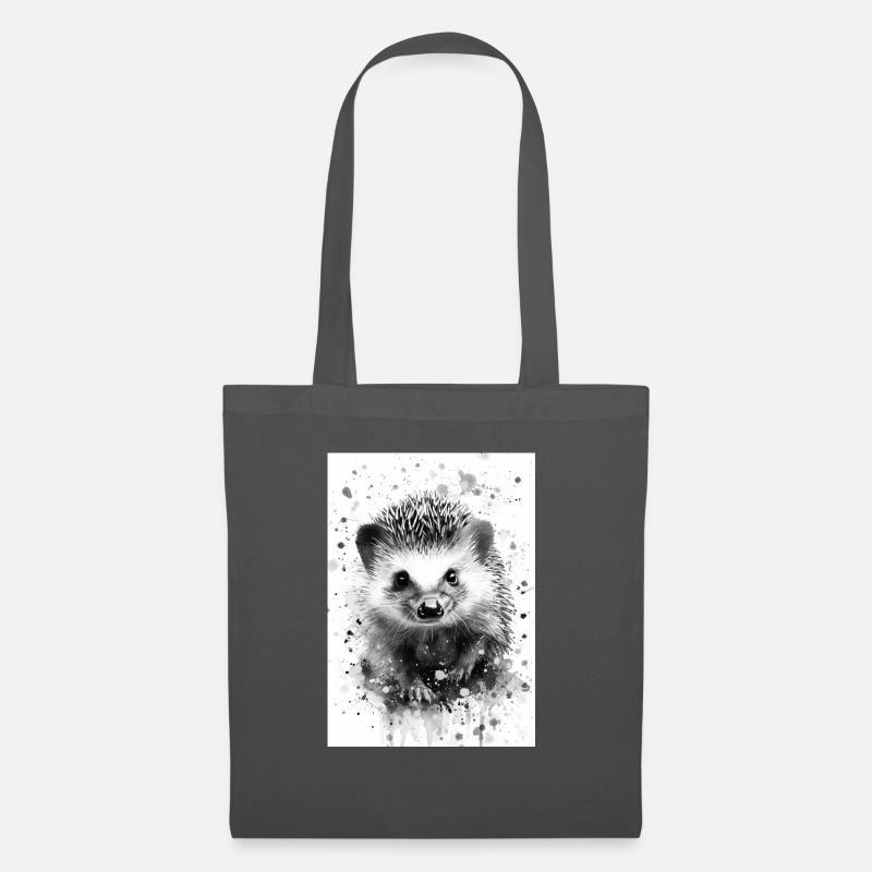 Igel - Stoffbeutel - Graphite