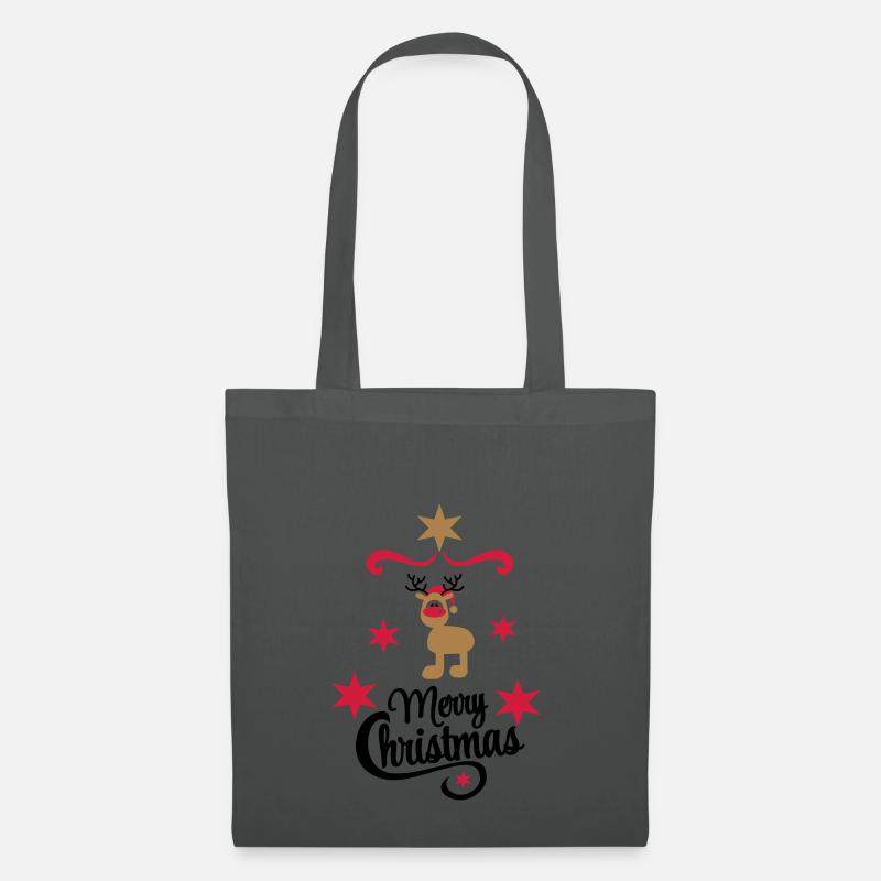 Weihnachten - Stoffbeutel - Graphite