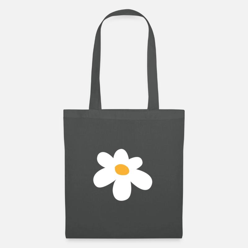 blume - Stoffbeutel - Graphite