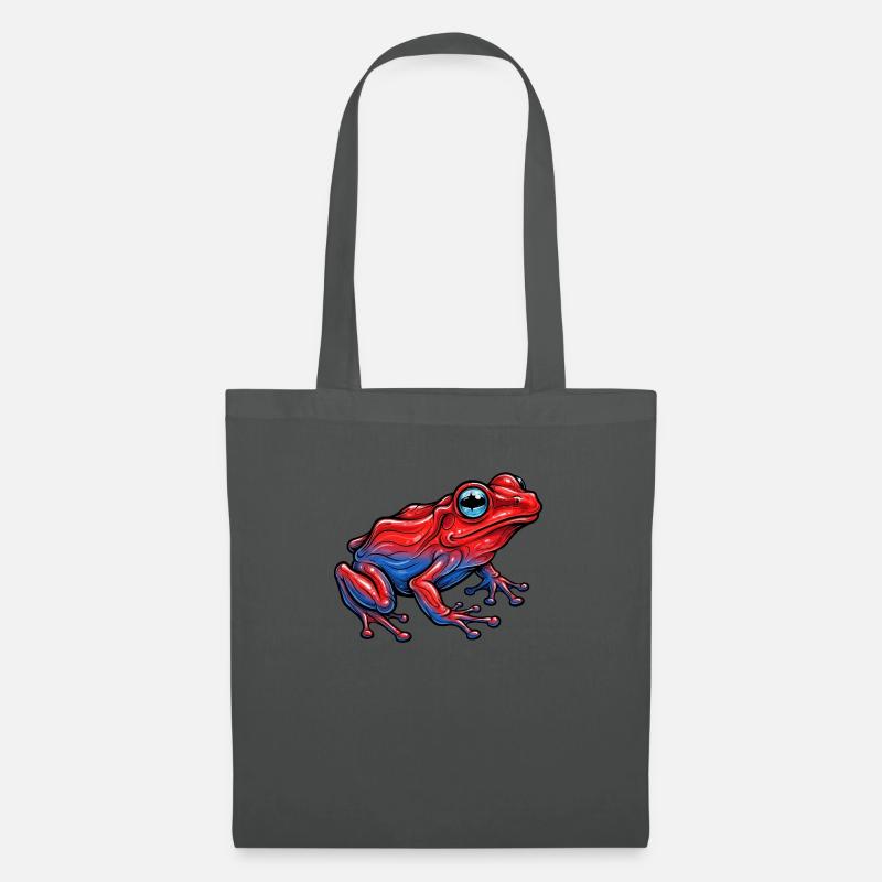 Frosch - Stoffbeutel - Graphite
