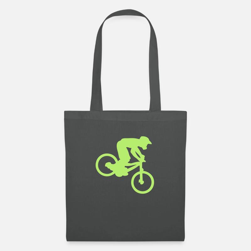 DOWNHILL MOUNTAIN BIKER - Stoffbeutel - Graphite