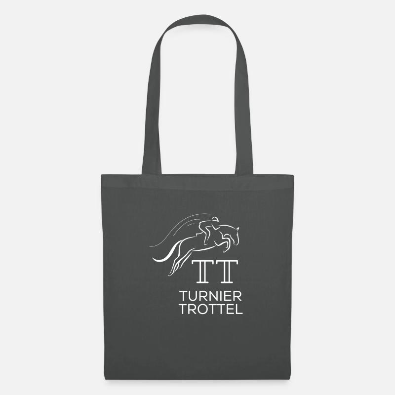 Turniertrottel - Stoffbeutel - Graphite