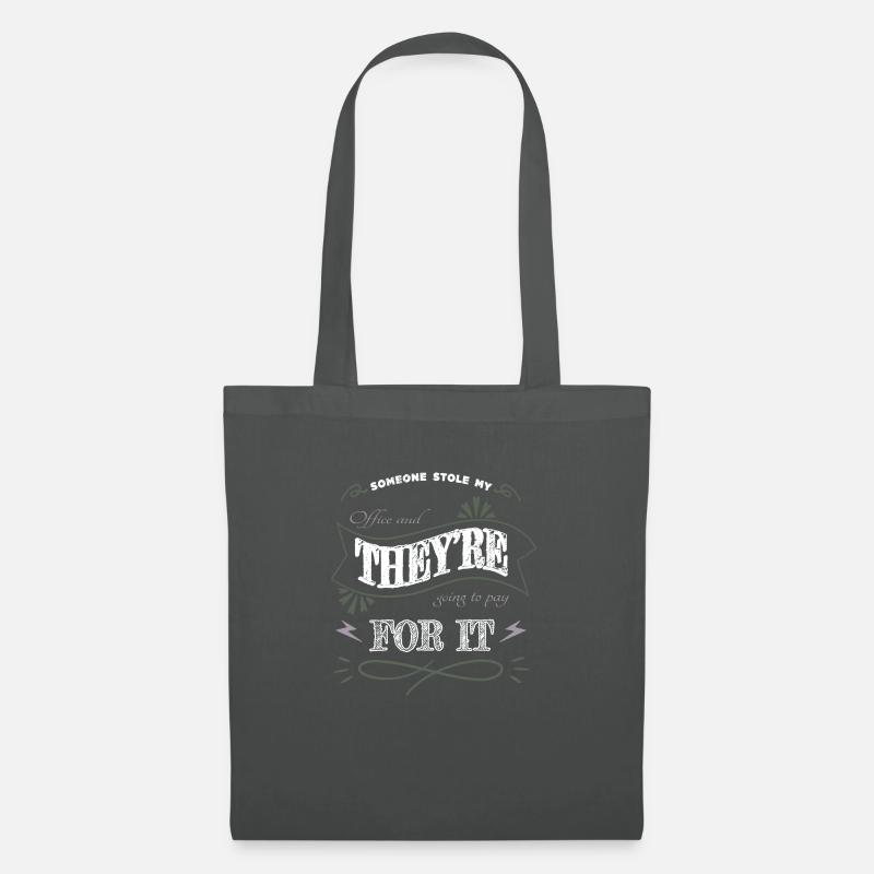programming cool computer present bio hack - Tote Bag - graphite grey