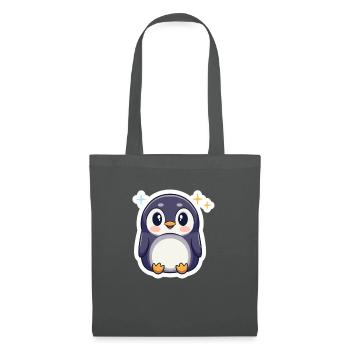 Penguin Lover - Tote Bag - graphite grey - Front
