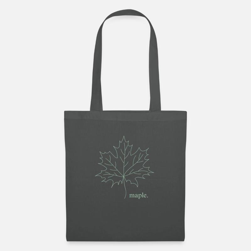 Maple. - Tote Bag - graphite grey