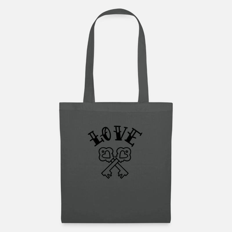love - Tote Bag - graphite grey