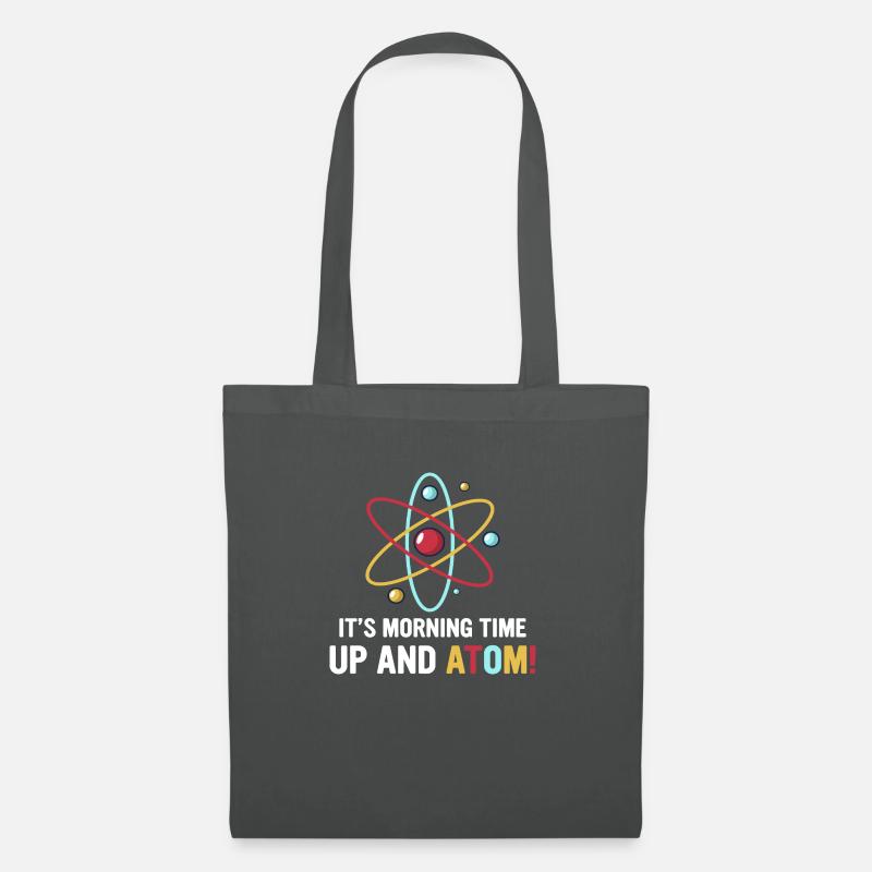 Physik Physiker lustiger Spruch Atom Geschenk - Stoffbeutel - Graphite