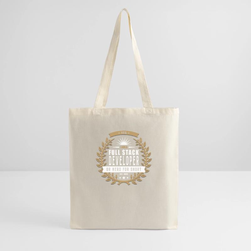 Full Stack Developer hell Stoffbeutel