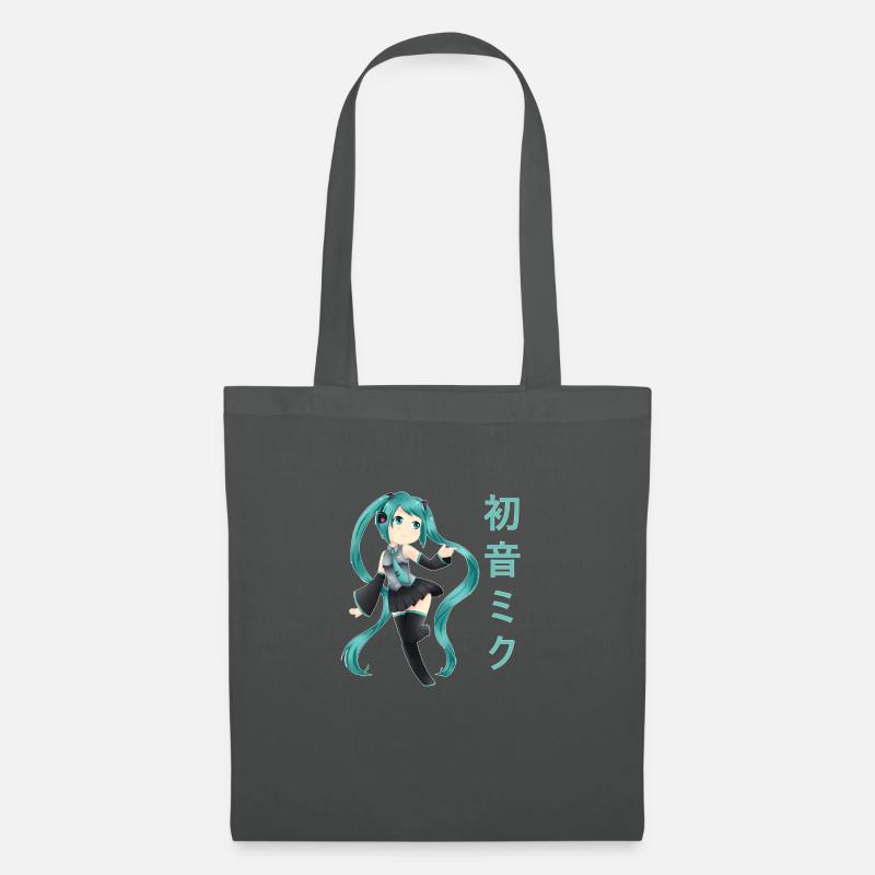 Hatsune Miku - Stoffbeutel - Graphite