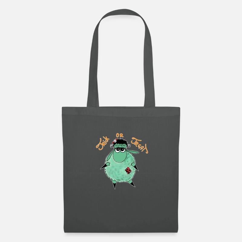 Wolly Sheepling Halloween Monster - Stoffbeutel - Graphite