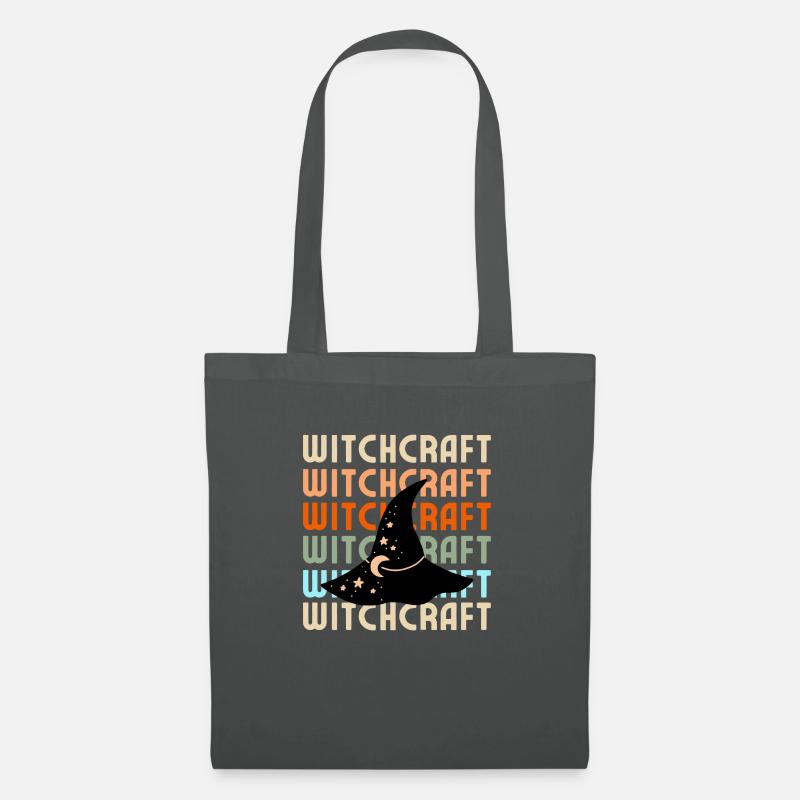 Witchcraft and Hat - Stoffbeutel - Graphite