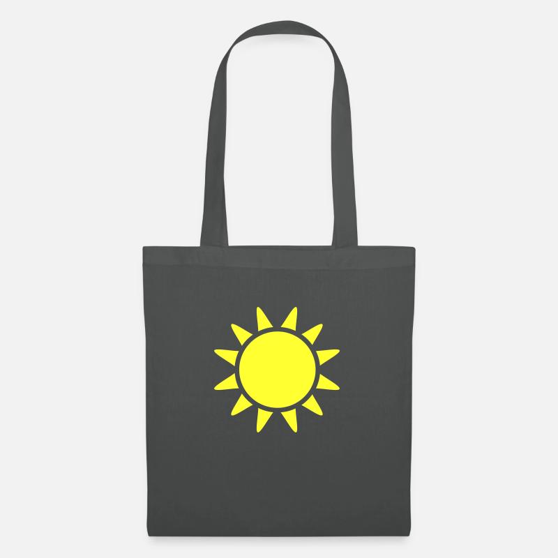 sonne - Stoffbeutel - Graphite