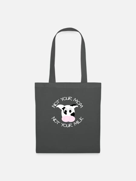 Not your Mom not your Milk - Stoffbeutel - Graphite