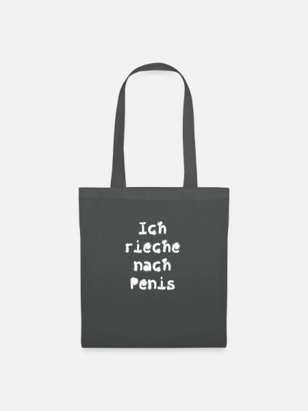 ich rieche nach Penis - Stoffbeutel - Graphite