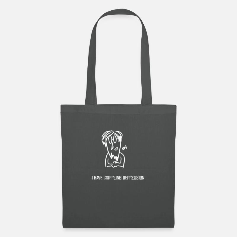 Crippling Depression - Stoffbeutel - Graphite