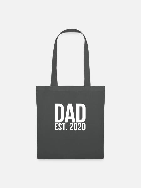 Dad est 2020 - Stoffbeutel - Graphite