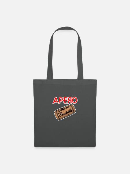 APERO BOUCHON - Stoffbeutel - Graphite