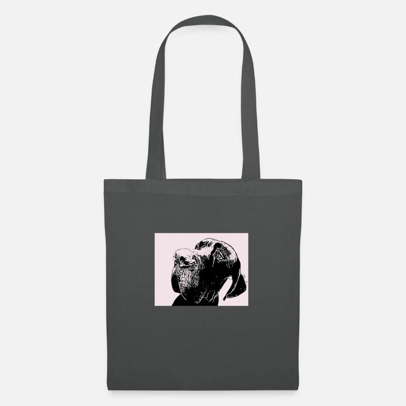 Deutsche Dogge - Stoffbeutel - Graphite