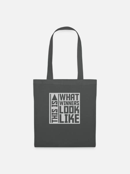 What Winners Look Like - Stoffbeutel - Graphite