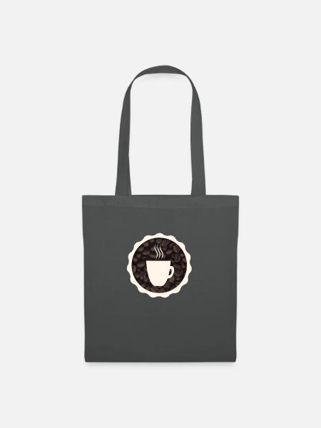 Frischer Kaffee - Stoffbeutel - Graphite