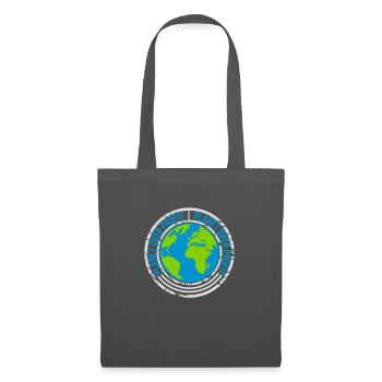 planet over profit Zitat - Stoffbeutel - Graphite - Vorne