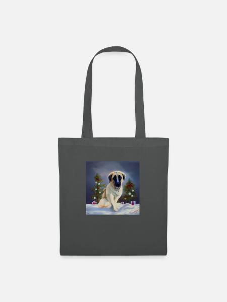 Kangal Weihnachten - Weihnachten Kangal - Stoffbeutel - Graphite