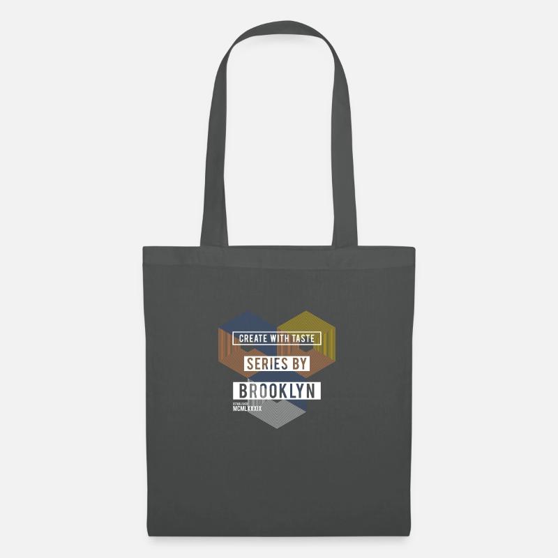 CREATE WITH TASTE VECTOR - Tote Bag - graphite grey