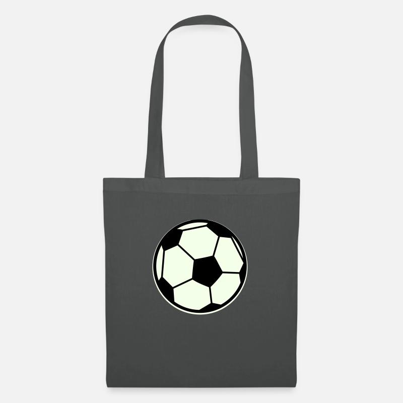 fussball - Stoffbeutel - Graphite