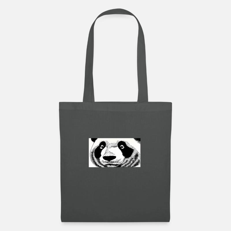 Panda - Stoffbeutel - Graphite