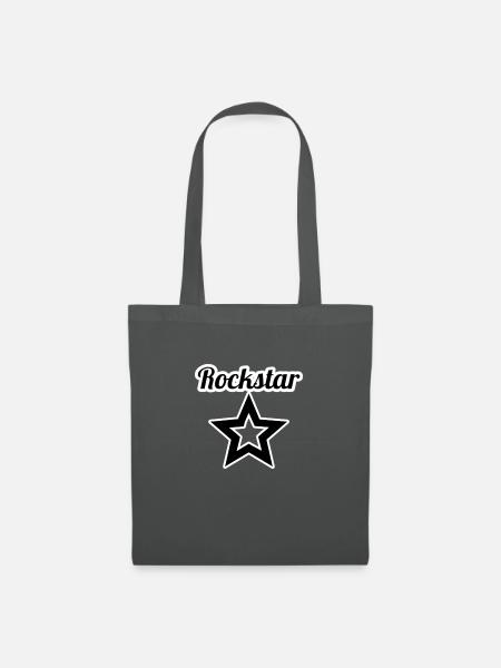 Rock Star - Stoffbeutel - Graphite