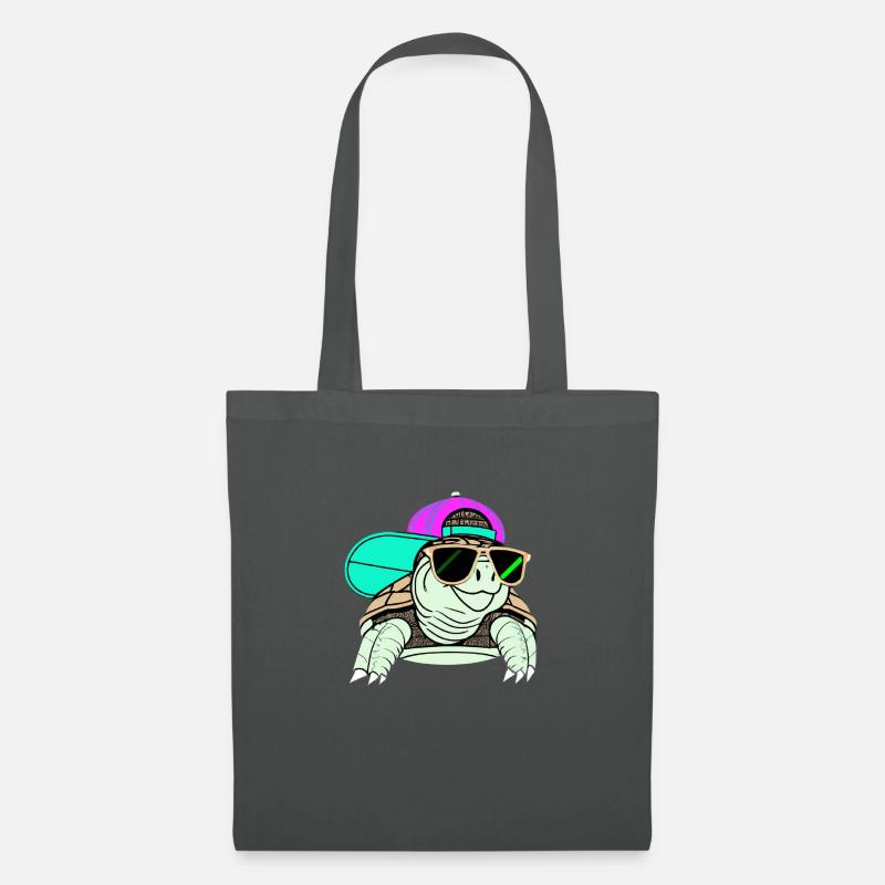 Cool Turtle - Stoffbeutel - Graphite