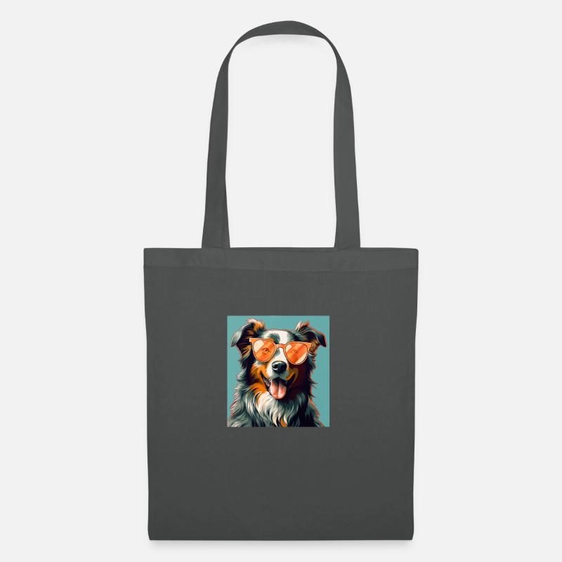 Australian Shepherd Cool - Australian Shepherd - Tote Bag - graphite grey