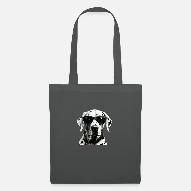 Dalmatiner Cool - Dalmatiner Hund - Stoffbeutel - Graphite