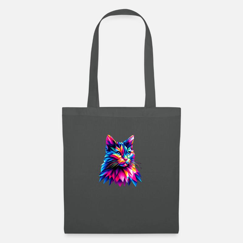 Katze - Stoffbeutel - Graphite