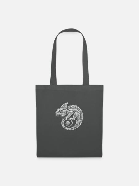 Chamäleon - Stoffbeutel - Graphite