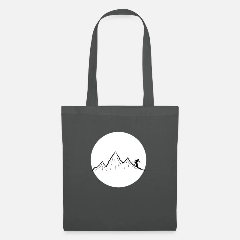 Ski dich frei! (schwarz) - Stoffbeutel - Graphite