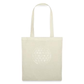 Yoga Spirituel - Fleur de Vie - Sac en tissu - nature - Devant
