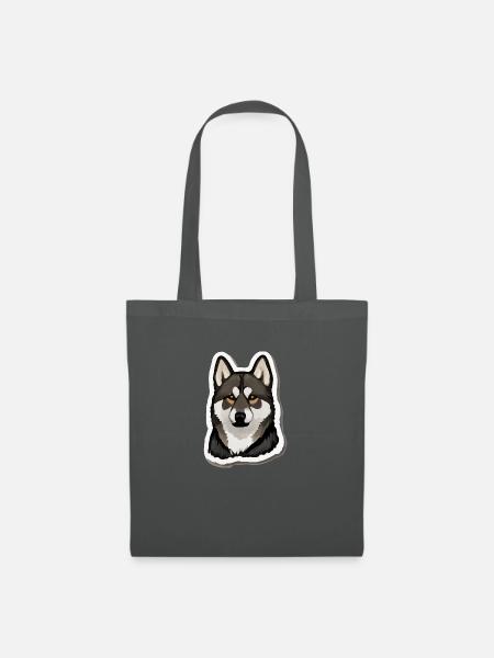 Deutscher Schäferhund - Stoffbeutel - Graphite