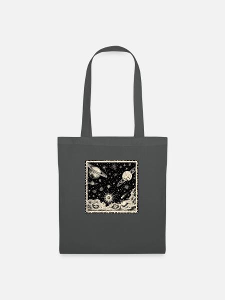 Kosmische Sterblichkeit - Stoffbeutel - Graphite