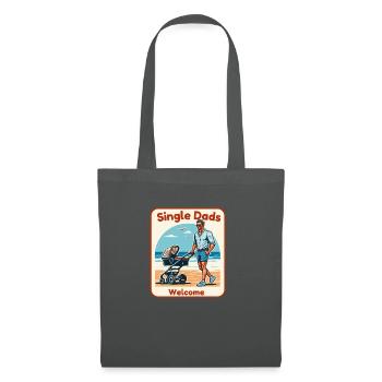 Single Dads Welcome - Tote Bag - graphite grey - Front