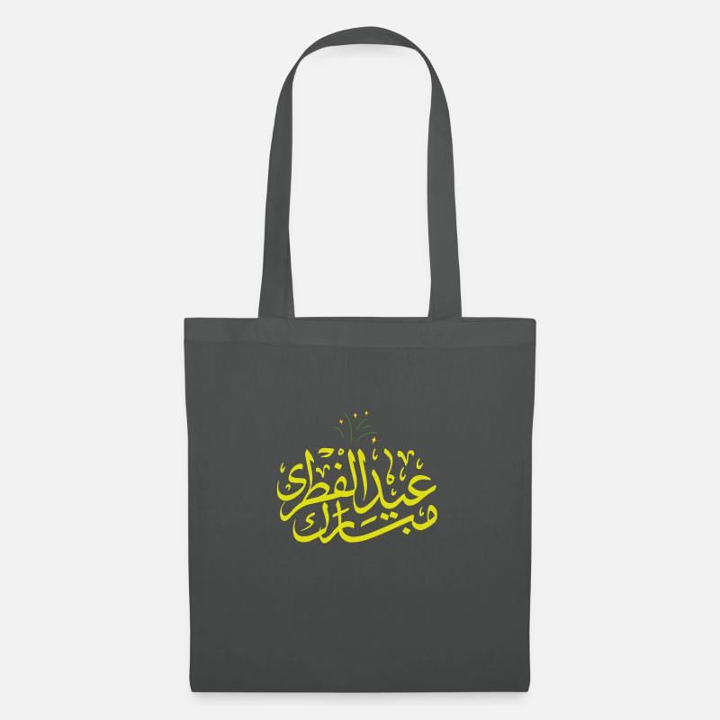 Islam Eid Mubarak - Stoffbeutel - Graphite