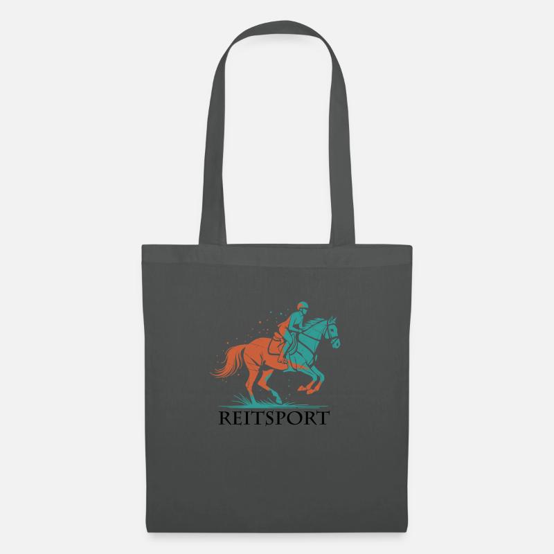 Equestrian – Leidenschaft, Eleganz und Performance - Stoffbeutel - Graphite