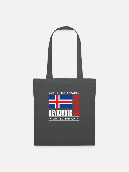 Reykjavik - Stoffbeutel - Graphite