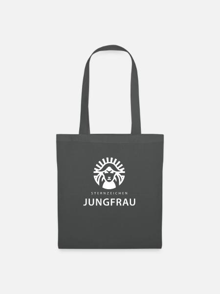 Sternzeichen Jungfrau - Stoffbeutel - Graphite
