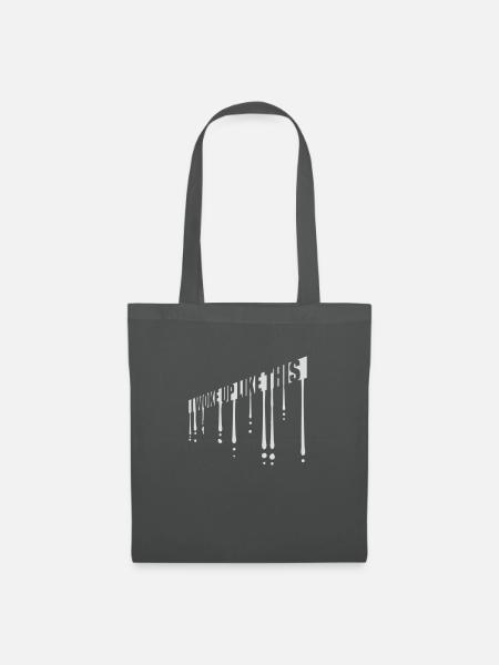 woke up like this - Stoffbeutel - Graphite