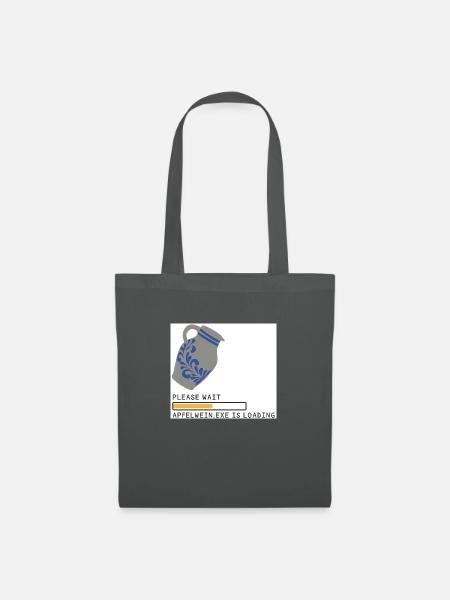 Bembel Loading please wait - Stoffbeutel - Graphite