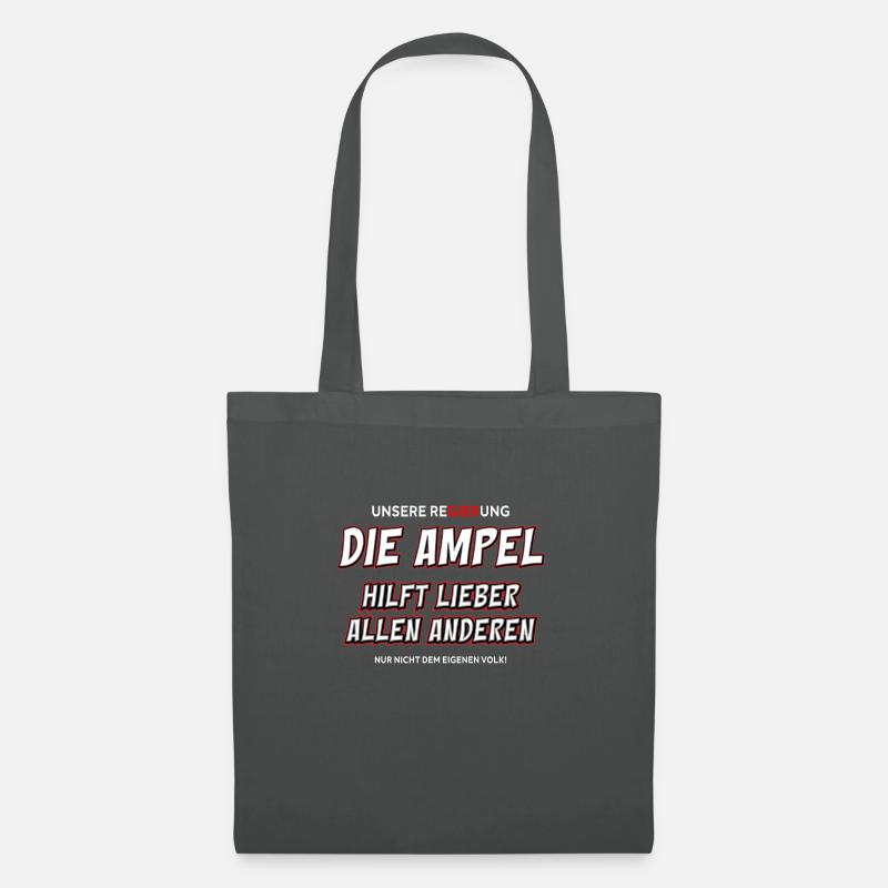 Die Ampel - Stoffbeutel - Graphite