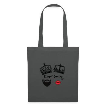 King & Queen - Tote Bag - graphite grey - Front