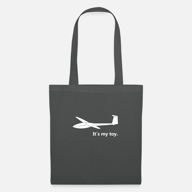 Toy glider pilot glider pilot - Tote Bag - graphite grey