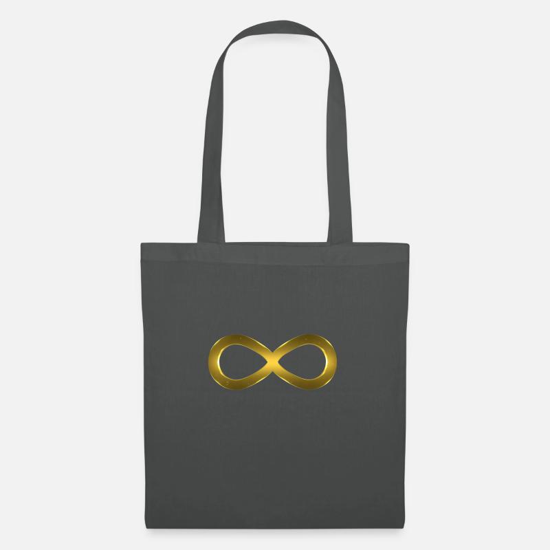 infinite infinity - Tote Bag - graphite grey